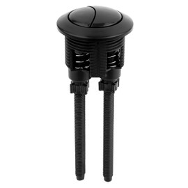 Ultra Toilet Push Button Flush Replacement Dual Flush Cistern Valve, Ideal Replacement Round Flush Button Kit & More for Standard Dual Button Mechanism UK Toilets WC Double Push Down Flusher Button