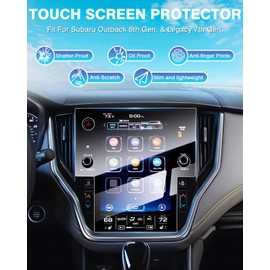Karltys Screen Protector for Subaru Outback Legacy 2020-2025 Accessories 11.6-Inch Touchscreen, 9H Hardness Navigation Tempered Glass, Car Radio Display Screen Cover Anti Glare Anti Fingerprint