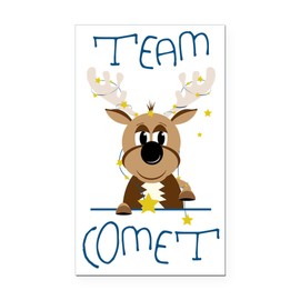 CafePress Team Comet Rectangle Car Bumper Magnet