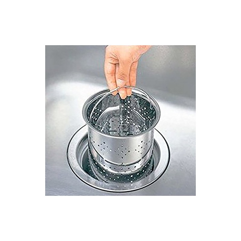 Takekoshi CK-113 Antibacterial Stainless Steel Drain Strainer
