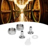 Stainless Steel Beer Keg Coupler Connector Fitting Beer Line Connector