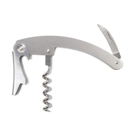 [6 PACK] Stainless Steel Bar Corkscrew with Foil Cutter - Wine Bottle Opener, Bottle Opener - Built in Bottle Opener and Knife - Waiters Corkscrew by EcoQuality