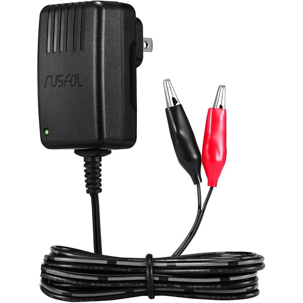 RUSFOL [UL Listed] 6-Volt Battery Charger for Moultrie Battery (Input 100-240V, Output 6V 0.6A)