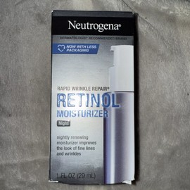 Neutrogena Rapid Wrinkle Repair Retinol Moisturizer Night 1oz./29ml New In Box 70501021224