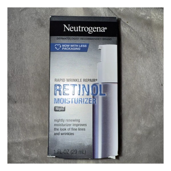 Neutrogena Rapid Wrinkle Repair Retinol Moisturizer Night 1oz./29ml New In