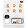 TakTark Baby Monitor with Camera, 5 Inch 720P IPS Baby