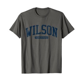 Wilson Pennsylvania PA College University Style Blue T-Shirt