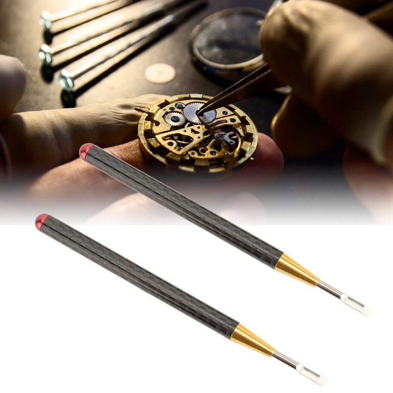 2pcs Watch Hairspring Collet Levers Tool Watch Hairspring Collets Remover