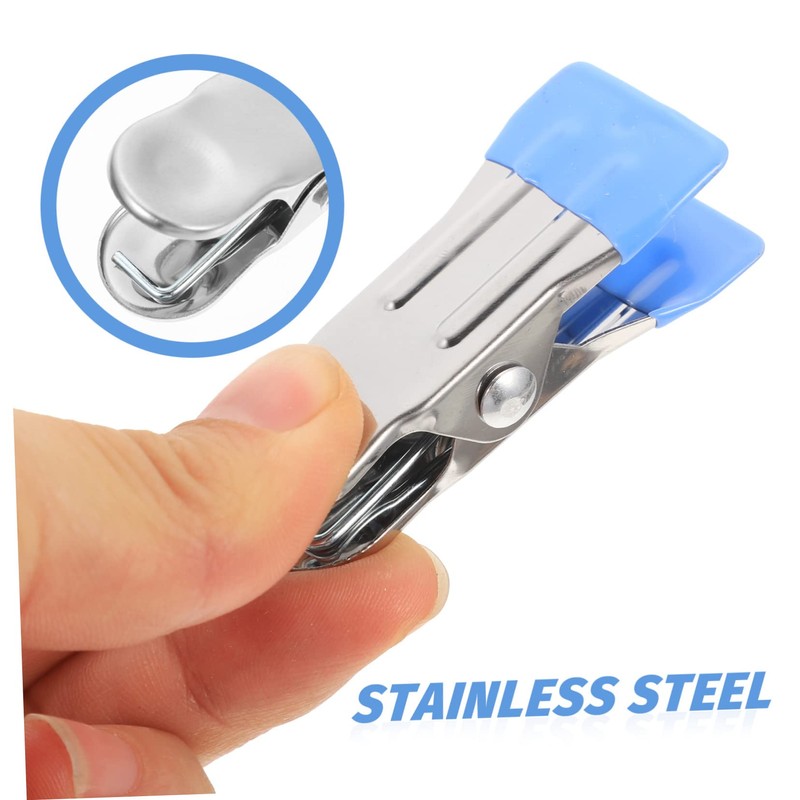 IWOWHERO 30pcs Winter Pool Cover Clips Stainless Steel Fixing Clamps