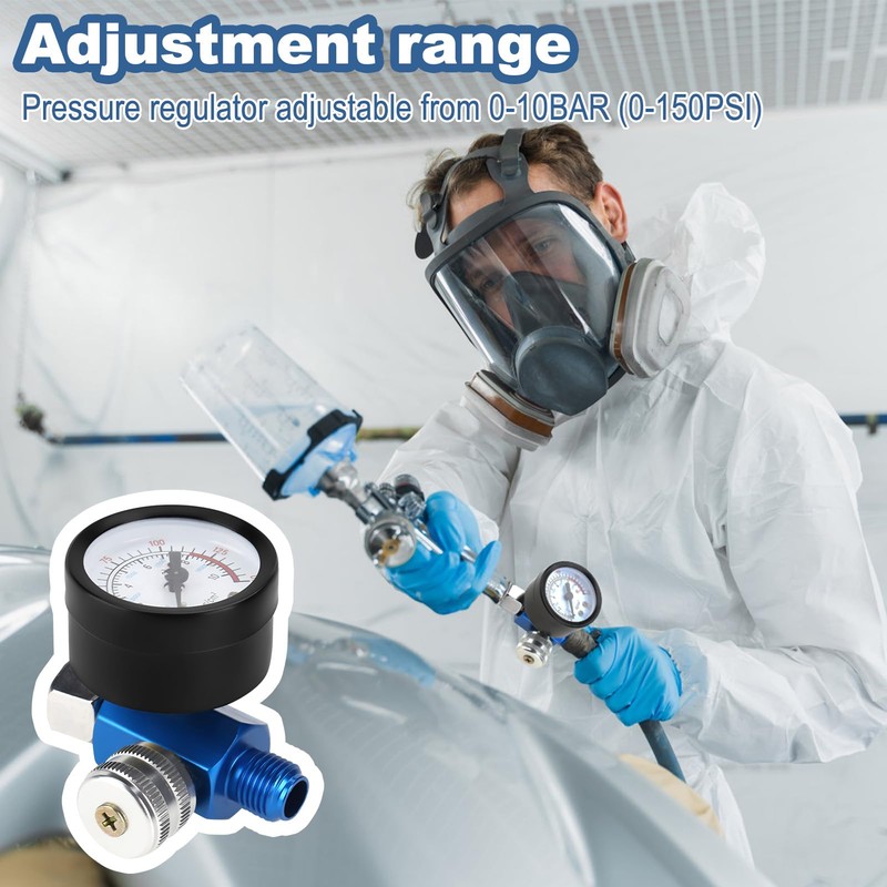 Pressure Regulator 1/4 Inch Air Compressor Pressure Regulator with Pressure
