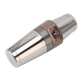 Coctelera a Prueba de óxido Mezclador Seguro Estilo Americano Japonés con Copa de Vino para Acero Inoxidable 304 Boston Shaker Sal para Antioxidante Coctelera Salero Mezcla de