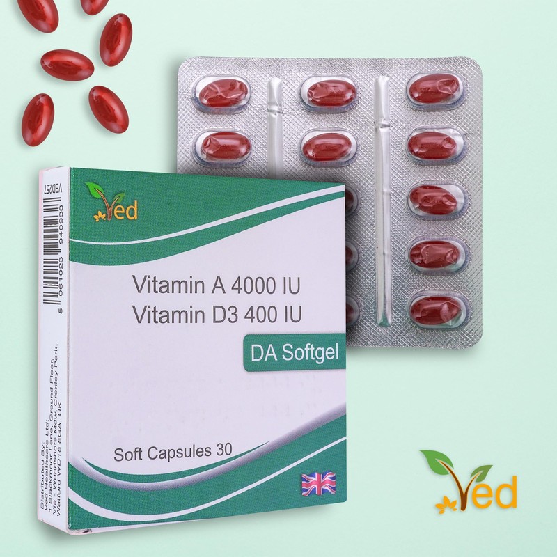 Ved Vitamin A & D3 SOFTGEL Capsule (15X2)