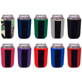 Blank Magnetic Can Coolie (10 Pack, Various)