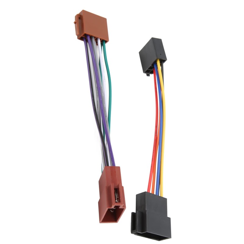 ISO Radio Wire Connector Wiring Harness Adapter Plug Male to