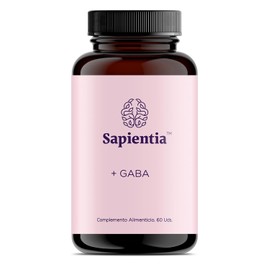 Sapientia + GABA - Valeriana, Gluconato de Magnesio, Melisa, L-Teanina, Pasiflora, Complejo B - Suplemento Alimenticio 100% Natural