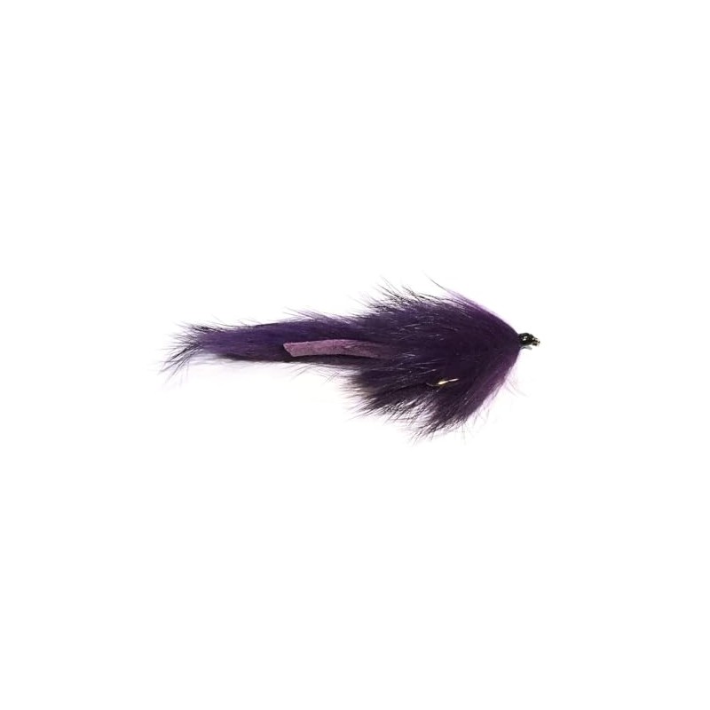 Conejo Leech Pesca con Mosca Moscas Para Trucha, Negro, Crema,