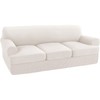 Turquoize 4 Piece T Cushion Sofa Slipcovers Stretch Couch Cover