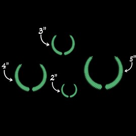 Roman Laurel Wreath SPQR Glow in The Dark Sticker Decal for Phone Tablet Laptop Car Truck Window | 5" Sticker | Green