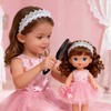 Doll Hair Brush Compatible with American Girl,4PCS Comb Set with