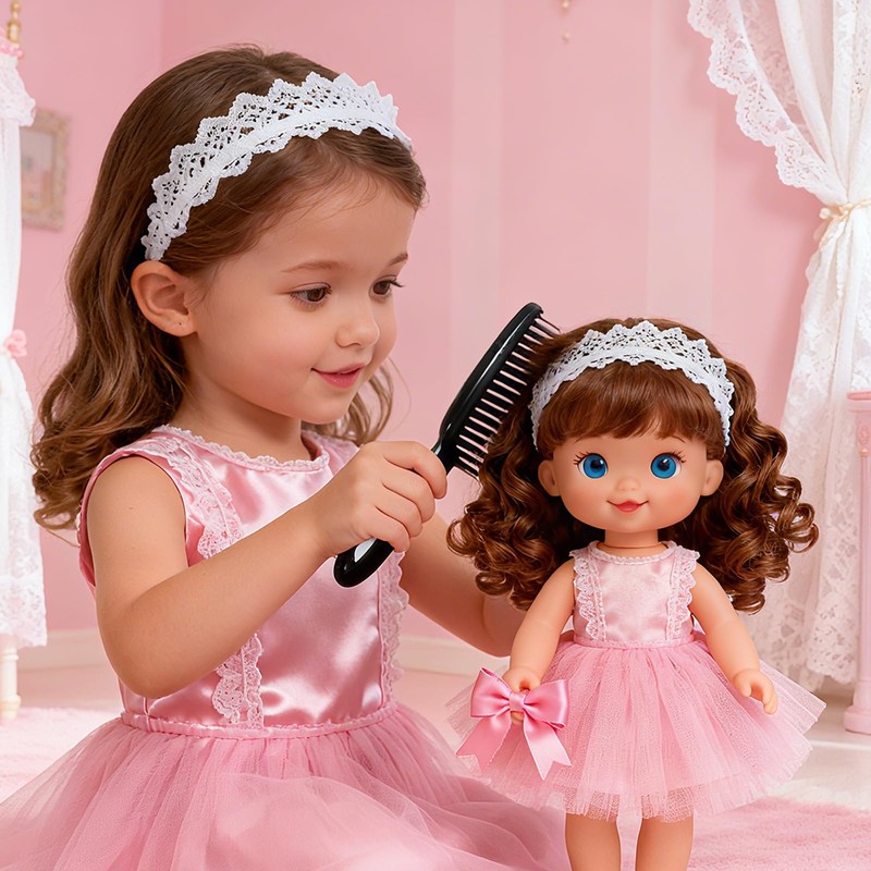 Doll Hair Brush Compatible with American Girl,4PCS Comb Set with