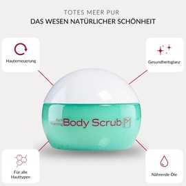 Pure Mineral - Schäumendes Körperpeeling mit Totes Meer Schlamm - Tiefenreinigung mit Pflanzenextrakten - Für revitalisierte Haut - Ohne Silikone, Sulfate, Parabene - 250ml