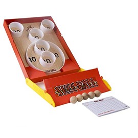 Buffalo Games Skee-Ball | Portable-Sized Classic Arcade Roll and Score Game for Kids, Adults & Families | Play Outdoor or Indoor