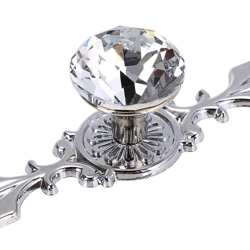 Sumnacon Drawer Dresser Knobs Pull Handles - Crystal Glass Diamond