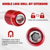 Drill Bit Extension 2/4/6/12’’, Magnetic Bit Holder 4 Pcs, Drill