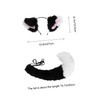 Beavorty Cosplay Furry Ears and Tail for Adults Plush Decorative