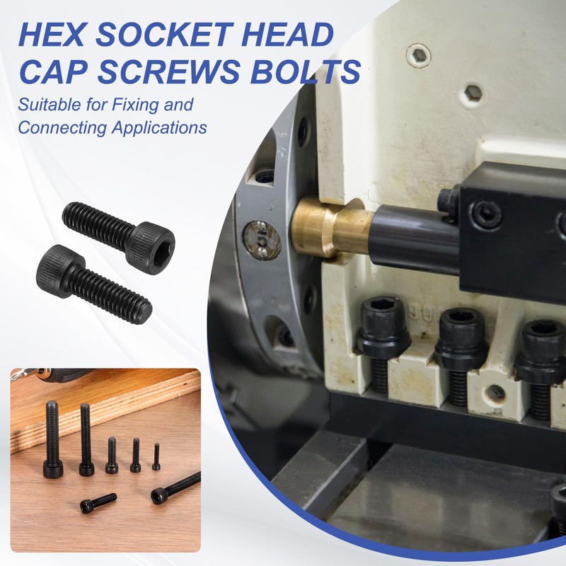 PATIKIL 25 Pcs M6 x 18 mm Hex Socket Head