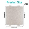 6 Pcs Microwave Waveguide Cover, Universal Mica Sheet Waveguide Cover