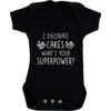 Hippowarehouse I decorate cakes what's your superpower? baby vest bodysuit