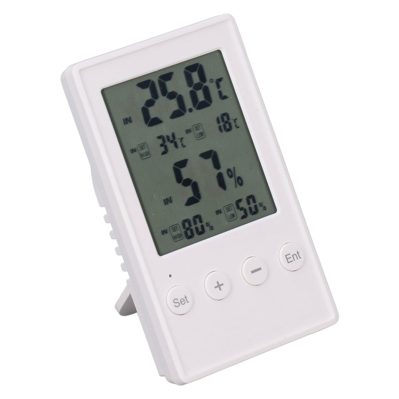 Humidity and Temperature Monitor Multifunctional Digital Hygrometer Thermometer with Probe