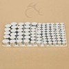 XFMT 83pcs Chrome Engine Full Bolt Cover Caps Kit Compatible