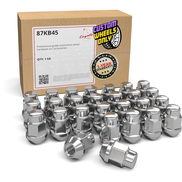 Wheel Accessories Parts 27 Pcs M12x1.5 12x1.5 Thread Bulge Acorn