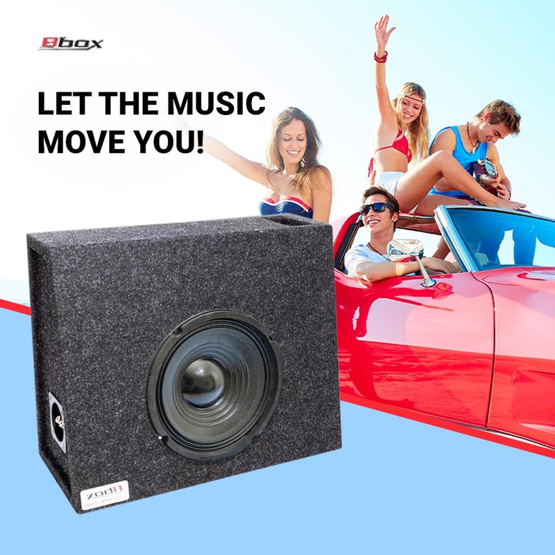 Atrend 8" Single Universal Truck Style Vented Subwoofer Enclosure -