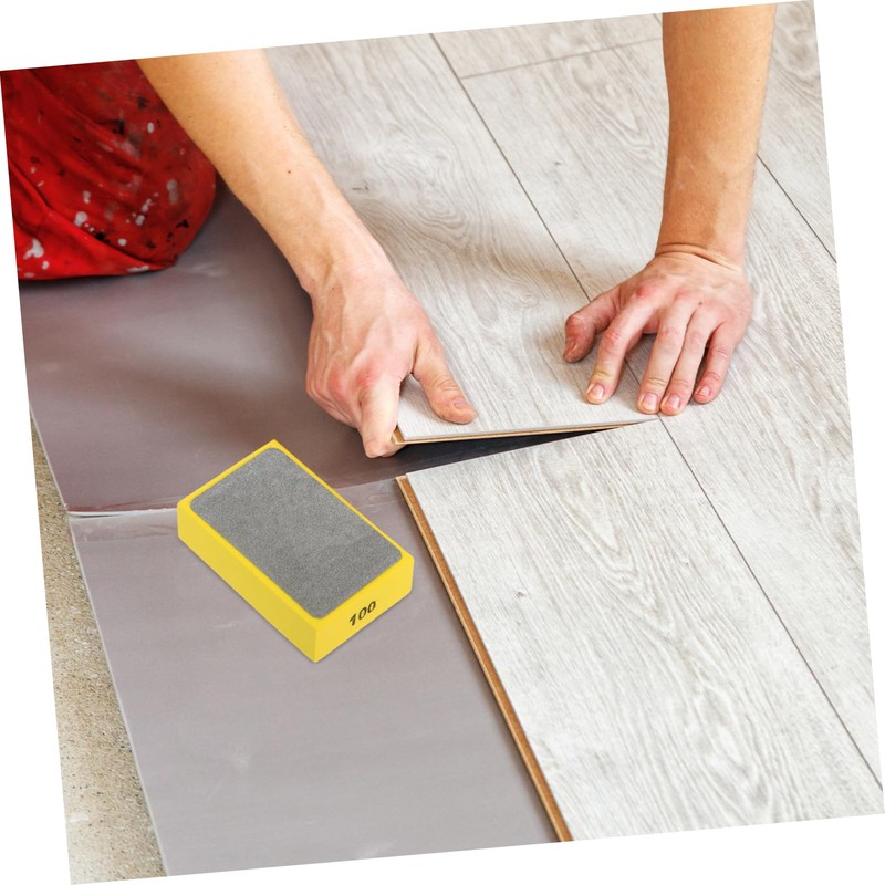 CHILDWEET 4pcs Hand Polishing Pads Grit Sanding Blocks for Grinding