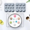 Silicone Maple Tree Leaf Molds, 20-Cavity Fall Weed Leaves Molds
