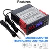 Greluma 1 x STC-3008 DC 12V Temperature Thermostat Controller, Digital