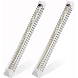 Megrezo 12 Volt LED Lights Bar, Warm White 3000K 13.4 Inch 99 LED 5W 500 Lumens, LED Car Interior Light Strip with Switch for RV Boat Trailer Camper, Pack of 2