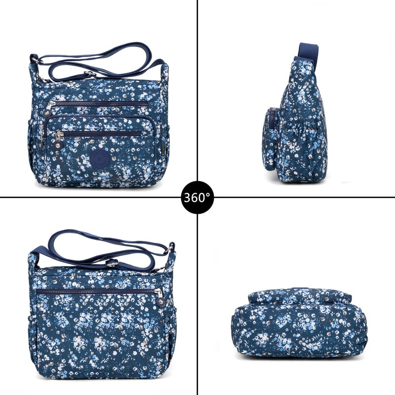 Women Shoulder Handbag Roomy Multiple Pockets Bag Ladies Crossbody Purse