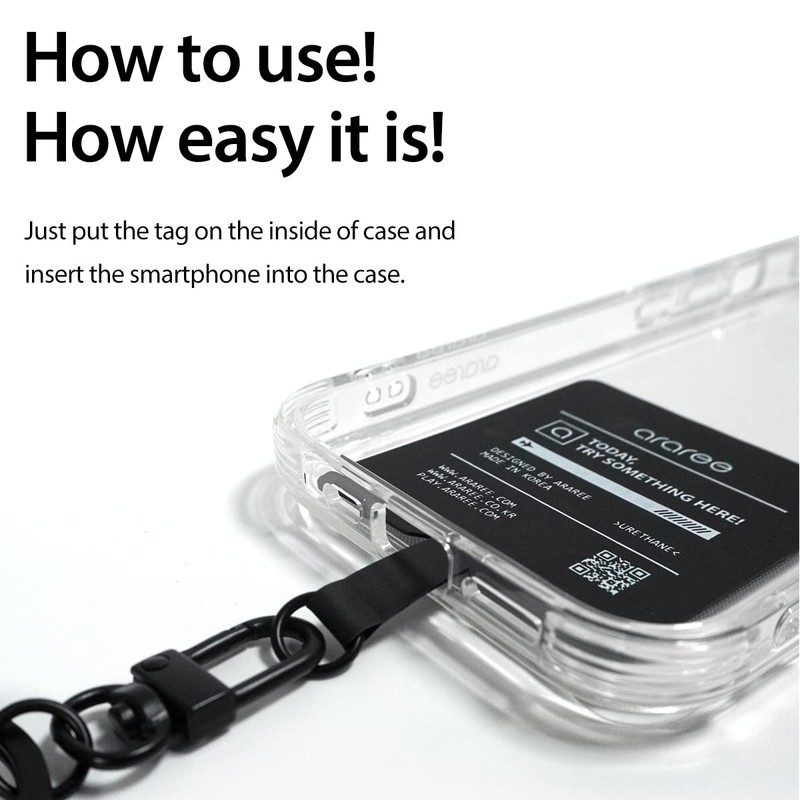 araree Travel More, Phone Lanyard Part for Phone Strap, Universal