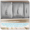Zjyufy Pack of 3 Ultra Space-Saving Self-Compression Organiser, Space-saving Compressing