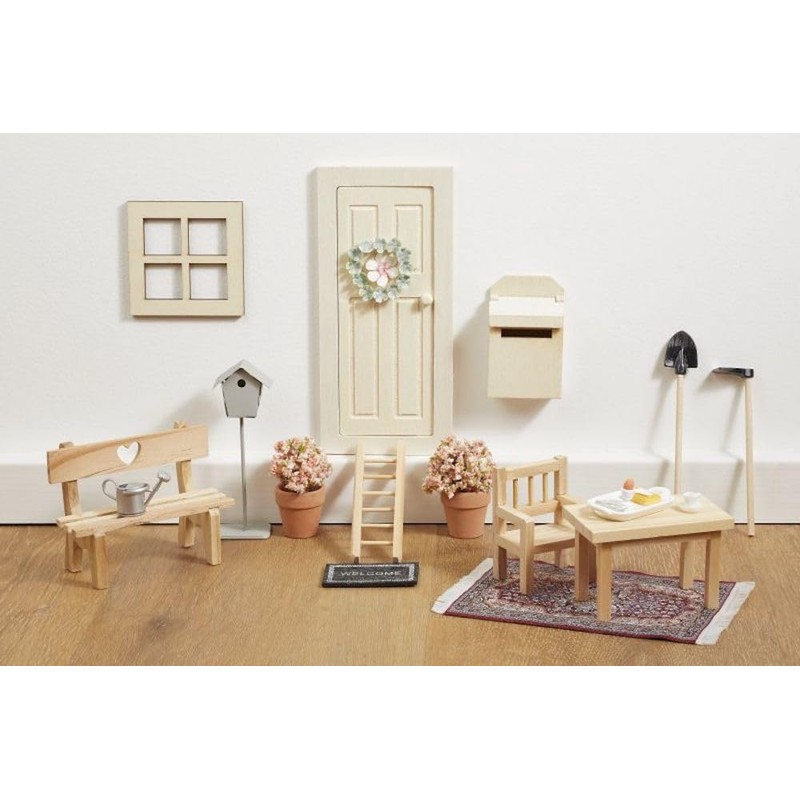 Hobbyfun Wooden Bench with Heart