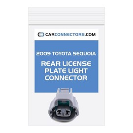 Rear License Plate Light Connector for 2009 Toyota Sequoia