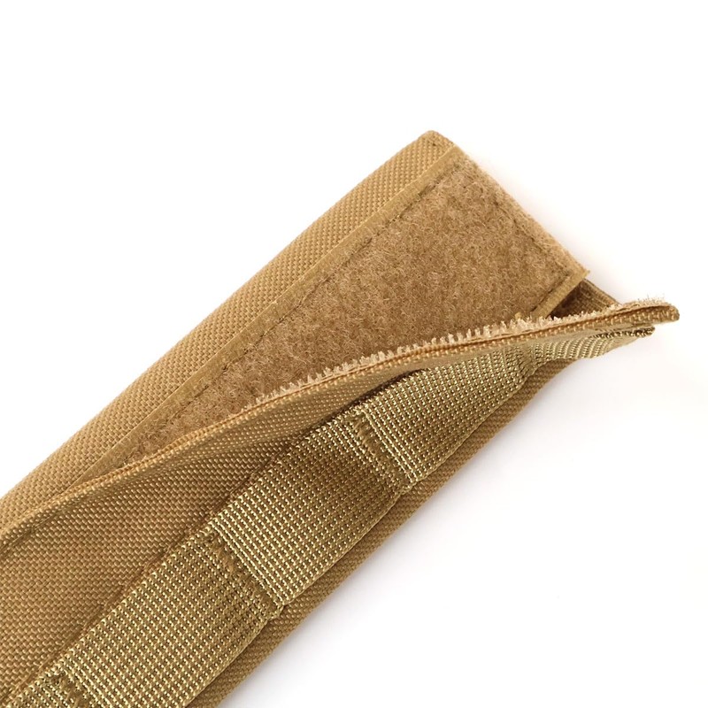 RALSPEC Tan Khaki Tactical Airsoft Suppressor Moderator Cover Muffler Baffler