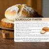 30 Pcs Sourdough Starter Feeding Care Instruction Cards 4 *