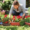 SLARMOR Leather-Gardening-Gloves for Women - Thorn-Proof Work-Gloves with Touch Screen