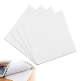 4 Pair Rug Grippers for Laminate Floor,Carpet Gripper Double Sided Tape Pads Stickers Stop Rugs Sliding Anti-Slip Underlay Non Slip Grip Area Corner Mat Grips Fabric For Tiled Wooden Floors Carpets