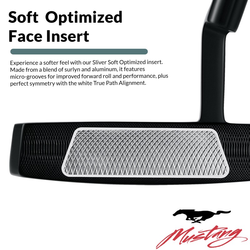 PGF Mustang Forged Blade & Mallet Plumber’s Neck Putter Crafted